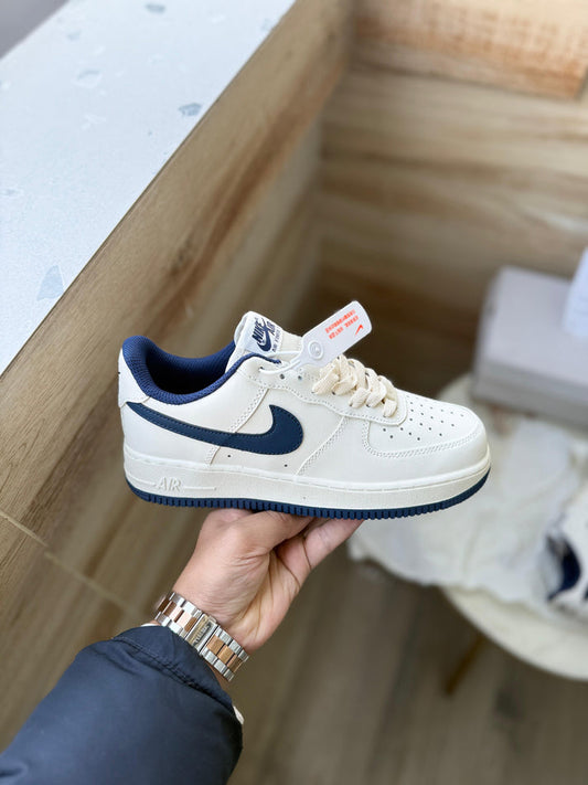 NIKE AIRFORCE 1 WHITE NAVY